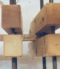 Batten clamped with screw