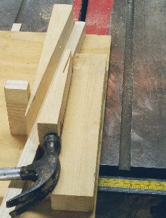scarf sled with hammer