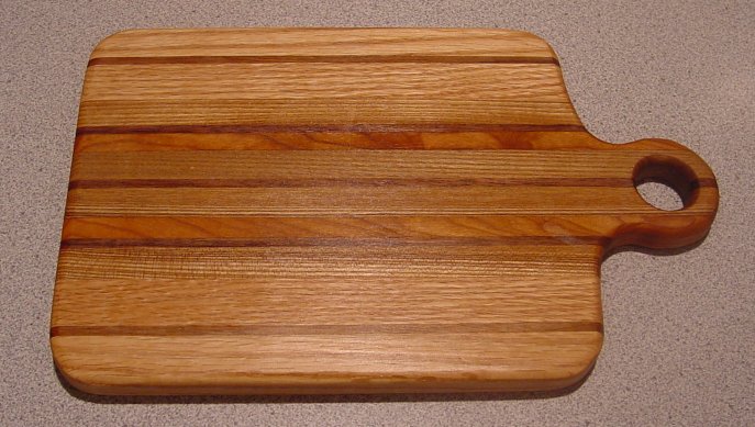 Small Wood Cutting Board with Handle